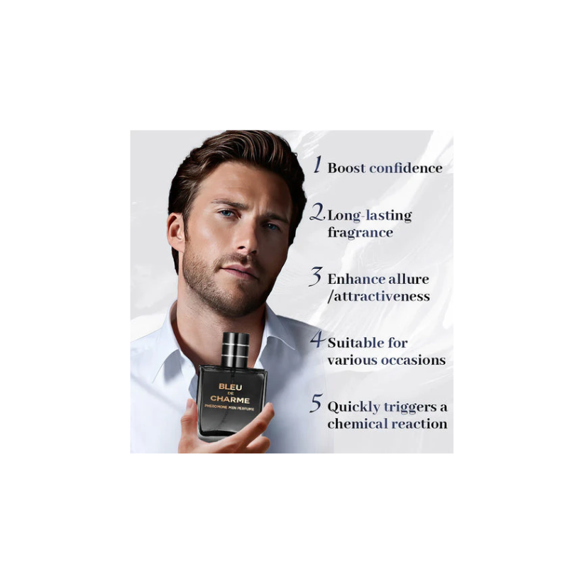 Blue of Charm Pheromone Men Perfume!One Spray, Instant Extra Natural Charm