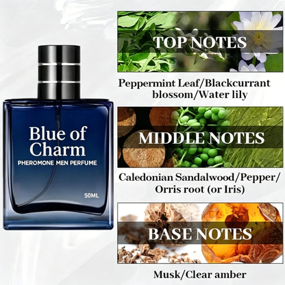 Blue of Charm Pheromone Men Perfume!One Spray, Instant Extra Natural Charm