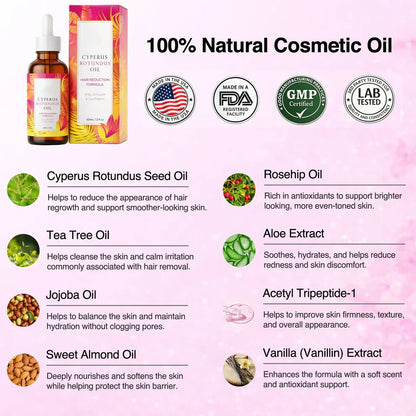 100% Natural Cyperus Rotundus Skin Serum